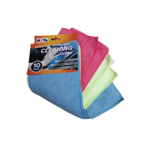 10 Pcs 3 Color Long Lasting Microfibre Magic Glass Cloth for Multipurpose