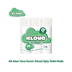 45 Kloud Soft Quilted Toilet Rolls-Enriched with Aloe Vera Fragrance
