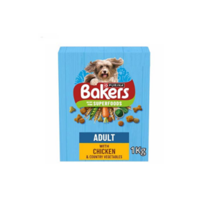 Bakers Adult Dry Dog Food Chicken & Country Vegetables