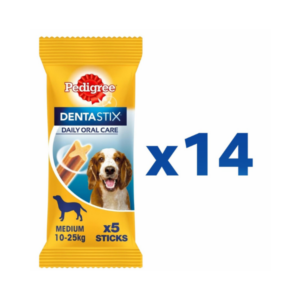 Pedigree DENTASTIX Dog Dental Treats-Original With Real Chicken-Triple Action-Medium