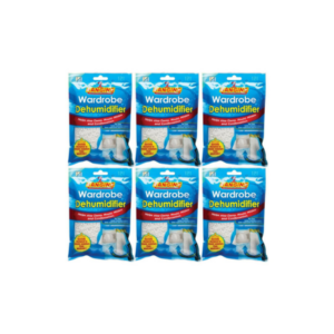 Set of 6 Hanging Interior Wardrobe Dehumidifier